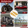 PATIKIL 4 Pcs 45mm Spiked Shape Tire Valve Stem Caps