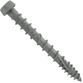 10 x 1-3/4" Cape Cod Gray Composite Decking Screws. Exterior Coated, Pressure Treated and ACQ Lumber Compatible. Use T20 Torx/Star Dive Bit - 1 Pound ~130 Screws