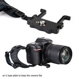 JJC Handschlaufe für DSLR Kamera Canon Nikon Olympus Sony Panasonic Pentax(mit U Typ Plate)