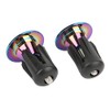 1Pair Bike Handlebar Grips Bar Ends Bike Handlebar Screw Plugs