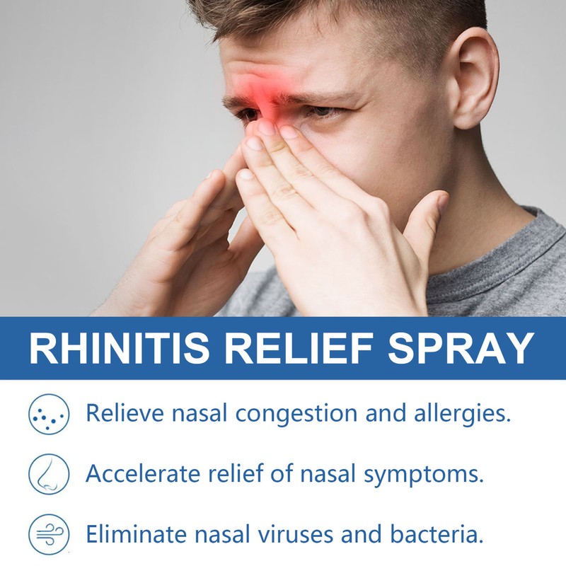 3Pcs Nasal Spray 18ml Gentle Fine Mist Allergy Relief Nose