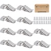 Pack of 10 Stainless Steel Turnbuckles with 20 Screws