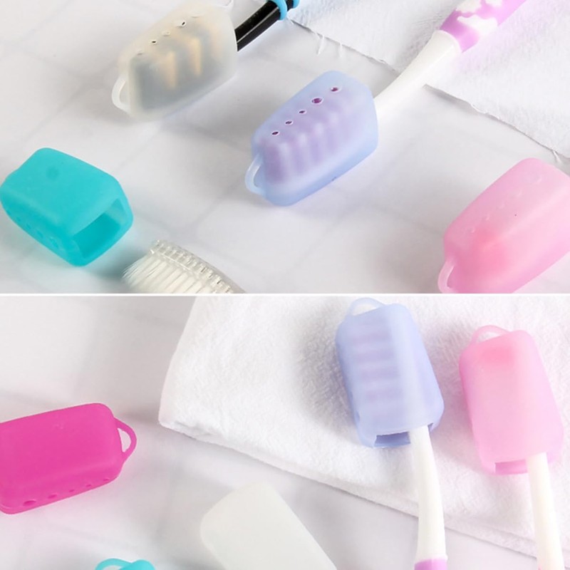 10 Piezas Funda para Cepillo de Dientes de Protector Portátil