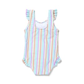 Coast & Crest One Piece Swimsuit Color Burst Stripe 6-12M