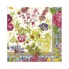 Caspari Mille Fleurs Paper Luncheon Napkins, Green, Pack of 20