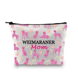 Zuo Bao Weimaraner Makeup Bag Weimaraner Mom Gift Weimaraner Lover Gift for Weimaraner Owner, Weimaraner Mom