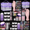 Acrylic Nail Kit for Beginners with Everything - Practice Hand