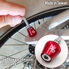 ONIPAX Anti-Theft Locking Skewer 7 Lobe Bicycle Wheel Hub (Red)