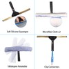 Pro Window Cleaning Kit with Storage Bucket, with 4 13