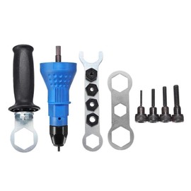 Electric Rivet Tool Nut Gun Attachment Cordless Drill Adapter Insert Riveter Riveting Tool Drill