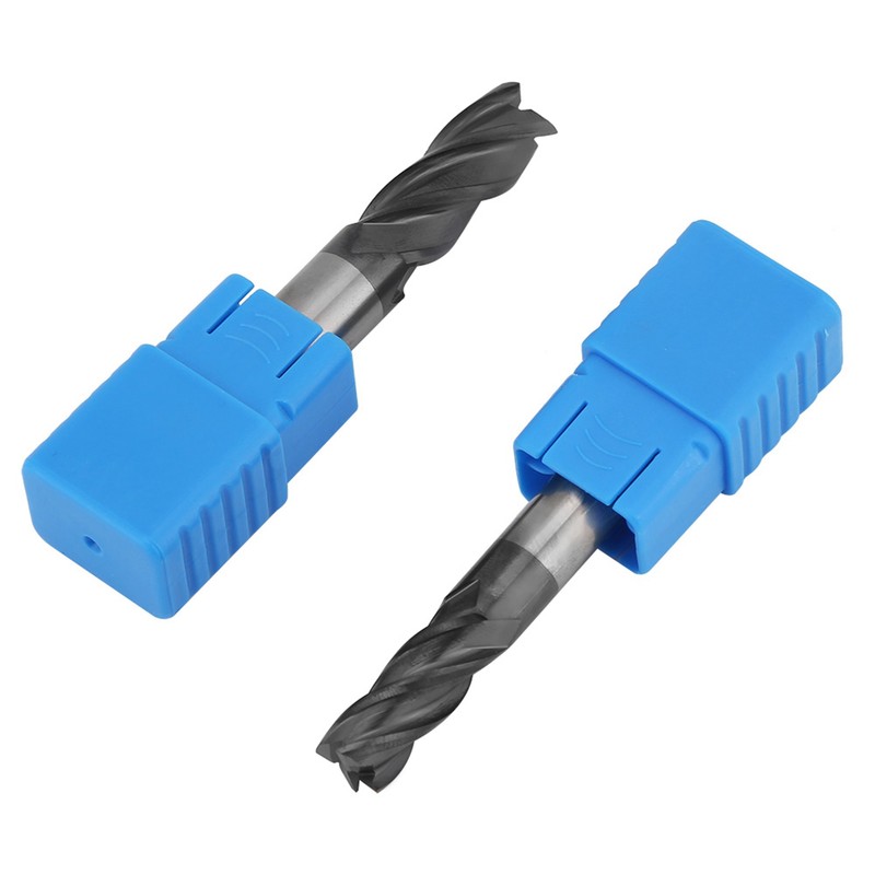 8pcs 2-12mm 4 Flutes Carbide End Mill Set Tungsten Steel