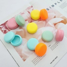 Cosmetic Decoating Cream Container 10g Travel-size Macaron Mini Empty Jar_1P / 화장품 소분 크림용기 10g 여행용 마카롱 미니공병_1P