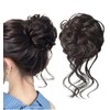 Herbeluemily Bun Wig, Extension, Long Partial Wig, Wave, Elegant, Volume,