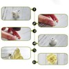 ALYCASO Rose Ceramic Flower Wall Décor Artificial 3D Flower Wall