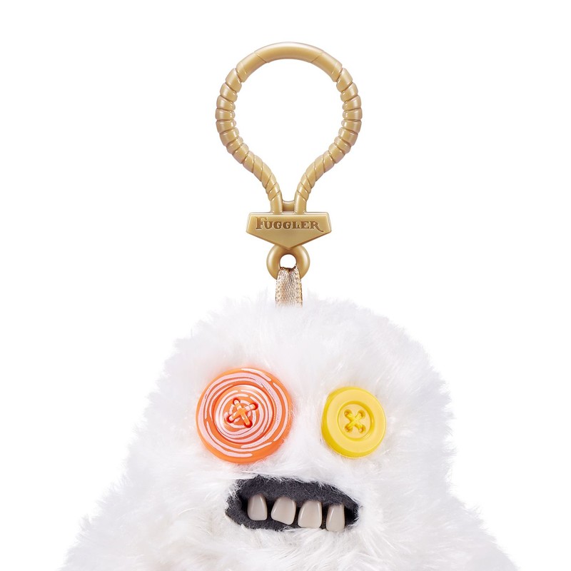 Pugler Sasquatch White Keyring