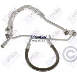 Omega A/C Manifold Hose Fits: Ram 2500 / 3500 5.9L Diesel (See Chart)