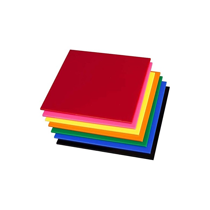 Premium 1/8 th Inch Thick Acrylic Plexiglass Sheet (White, 6"