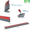 Hojoy 2 Pack Under Door Draft Stopper, Adjustable Door Sweep