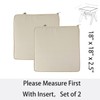FUNHOME Outdoor Chair Cushions 18"x18"x2.5" Set of 2,Waterproof Patio Chair
