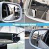 Fan Shape Blind Spot Car Mirror - 2" Frameless HD