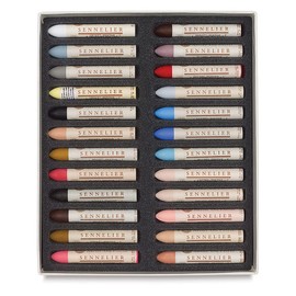 SENNELIER Cardboard Oil Pastel Set, 24 Count (Pack of 1), Portrait