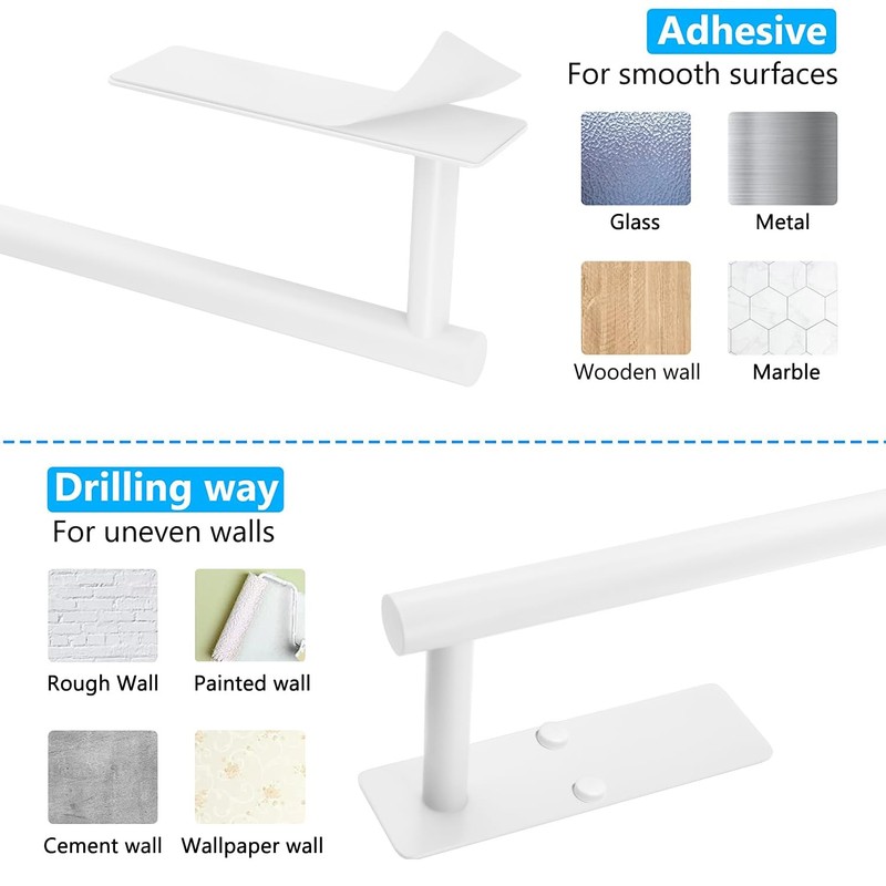 Gewtur Kitchen Roll Holder White Kitchen Roll Holder No Drilling