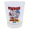 Wisconsin State Elements Map Shot Glass
