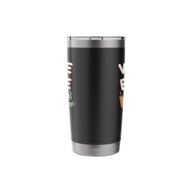 Wake and Bake Gingerbread Rolling Pin Christmas Cookie Stainless Steel Insulated Tumbler