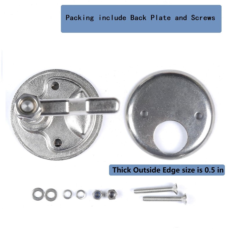 Boat Cam Latch, Marine 316 Stainless Steel Flush Pull Hatch