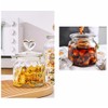ECYC 650 ml Clear Glass Jar with Lovely Heart-Shaped Handle,