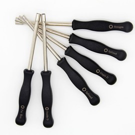 SWNKDG Carburettor Screwdriver Set Adjustment Tool 6 Pieces Suitable for Husqvarna 125 135 136 137 141 142 235 235e 236 236e 240 240e 435 435e 440e by McCulloch Partner Poulan Chainsaws