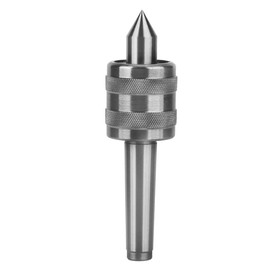 Live Center, MT2 Live Lathe Centre, Morse Taper Revolving Turning Live Centre, Lathe Tool for Woodworking, Metalworking