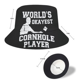 Cornhole Addicts Player Bucket Hat Unisex Bucket Hats Summer Travel Beach Sun Hat Outdoor Cap Fisherman Hat for Women Men Boys Gilrs