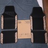 5D Waterproof Universal Fit Car Floor Mats, Leopard Print Car