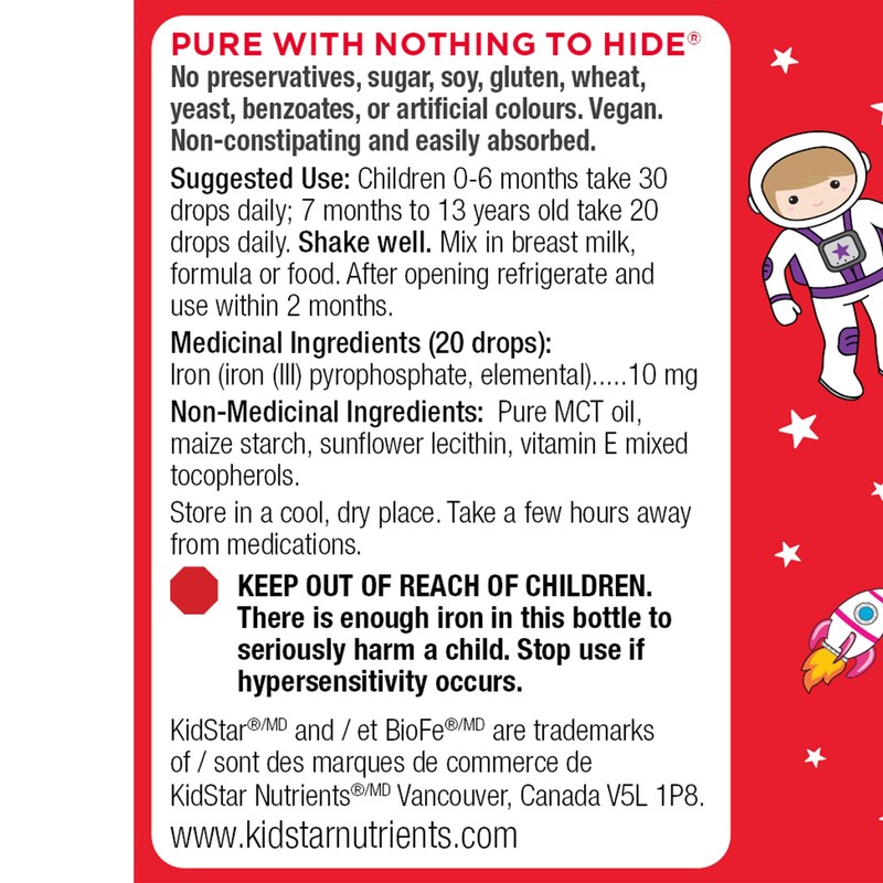 BioFe Pure Iron Drops (Unflavoured) - 30 ML