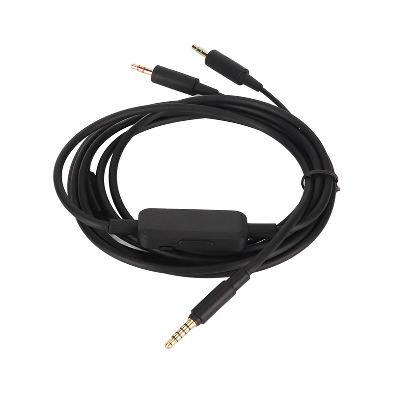 Replacement Headphone Cable 3.5mm Volume Control Sound Cable Compatible for