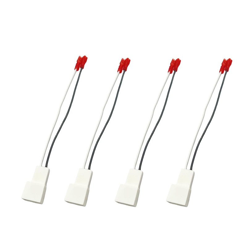 4PCS Car Front and Rear Door Stereo Radio Speaker Wiring
