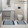Tindbea Starryle Bathroom Rugs Set 2 Piece, Extra Soft and