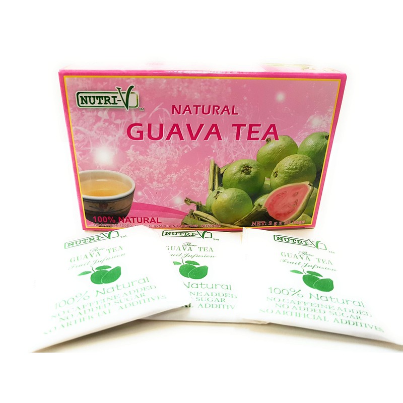 Herbal Cure - Natural Guava_Tea 20bags - No Caffeine -