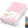 Smarpau Bullet Dotted Journal A5, Thick Notebook 360 Numbered Pages,