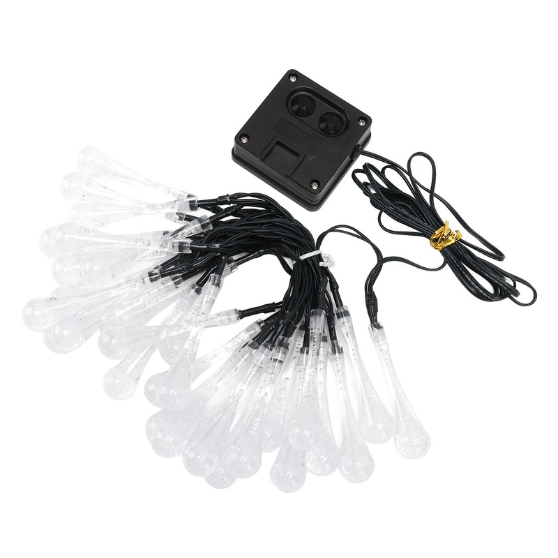 Solar String Lights IP65 Waterproof 2 Light Modes Outdoor String