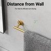 Brushed Gold Towel Bar, 30 Inch Towel Rack for Bathroom
