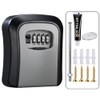 Combination dial-up key safe, wall mounted waterproof outdoor key lock