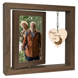 Papa I Love You to the Moon and Back Picture Frame Grandpa Birthday Father‘s Day Gifts from Grandchildren