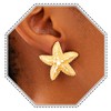 Jovono Boho Starfish Earrings Gold Seastar Dangle Earrings Summer Beach