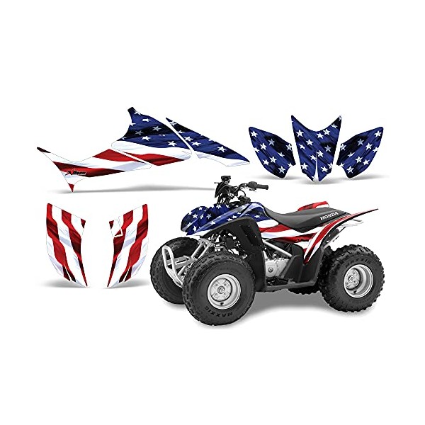 AMR Racing ATV Graphics kit Sticker Decal Compatible with Honda