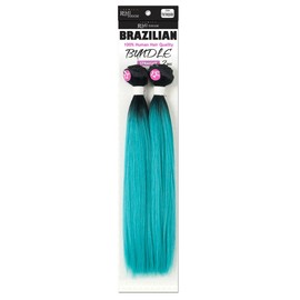 REMI TOUCH BUNDLE Essence Remi Touch Yaki Straight 12'' (T1B/TURQUOISE)