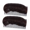 Ipetboom 2pcs Hair Styling Insert Comb Donut Ponytail Accessories for