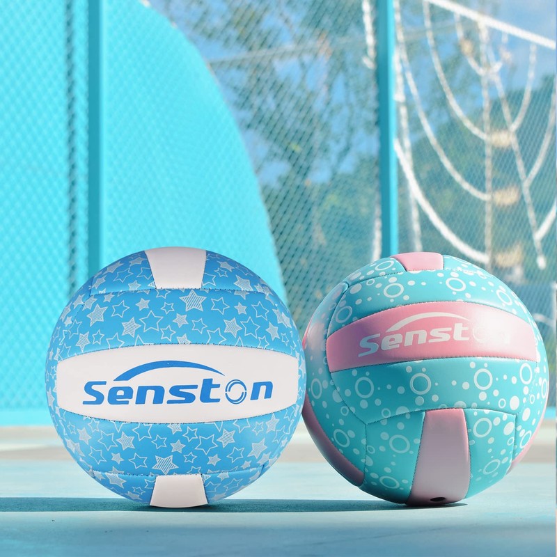 Senston Volleyball Luminous Beach Volleyball Gift Size 5 for Beach,
