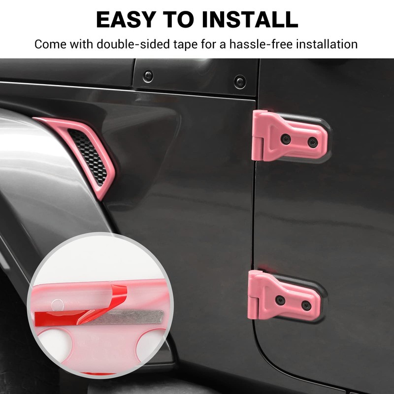 JeCar Exterior Trim Kits Door & Hood Hinge Covers Door